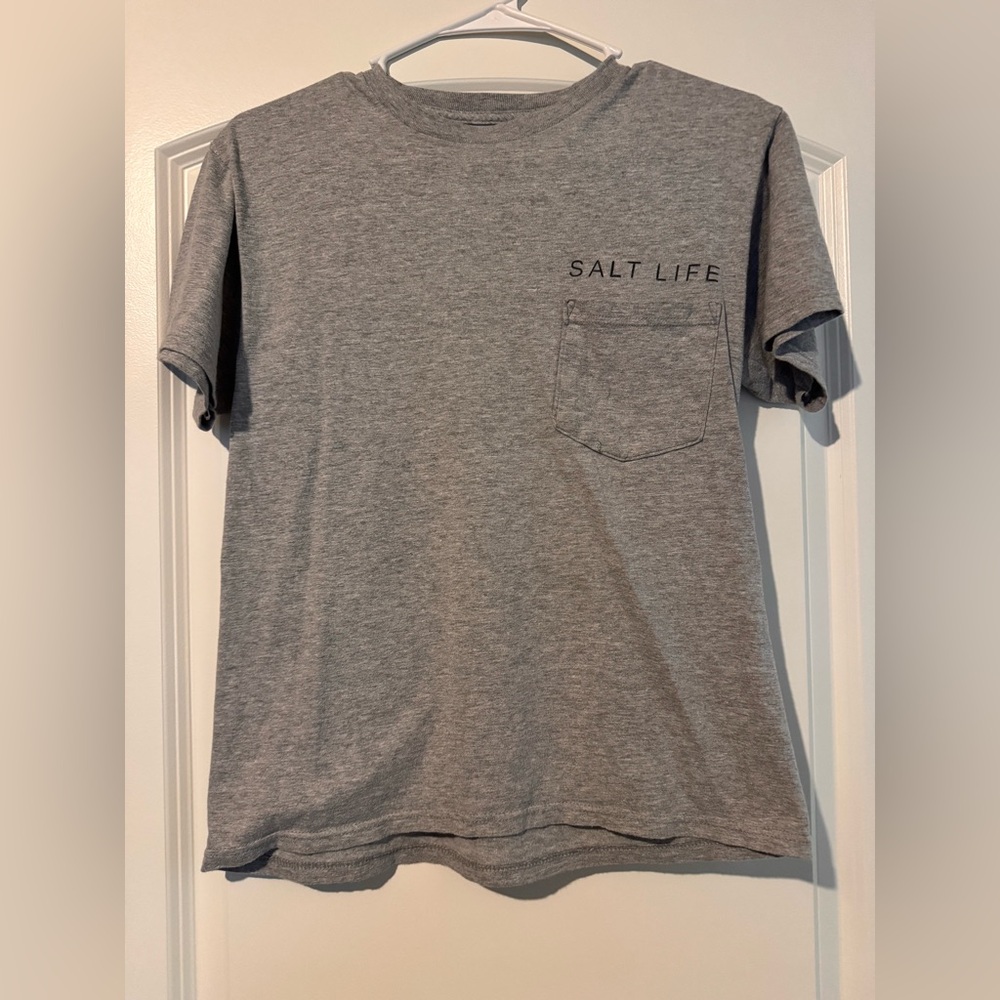 Salt Life Men's Heather Gray Short Sleeve Tee